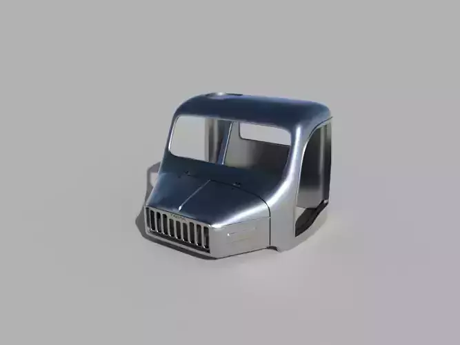 Praga V3S modified HOOD --addon-- Free 3D print model