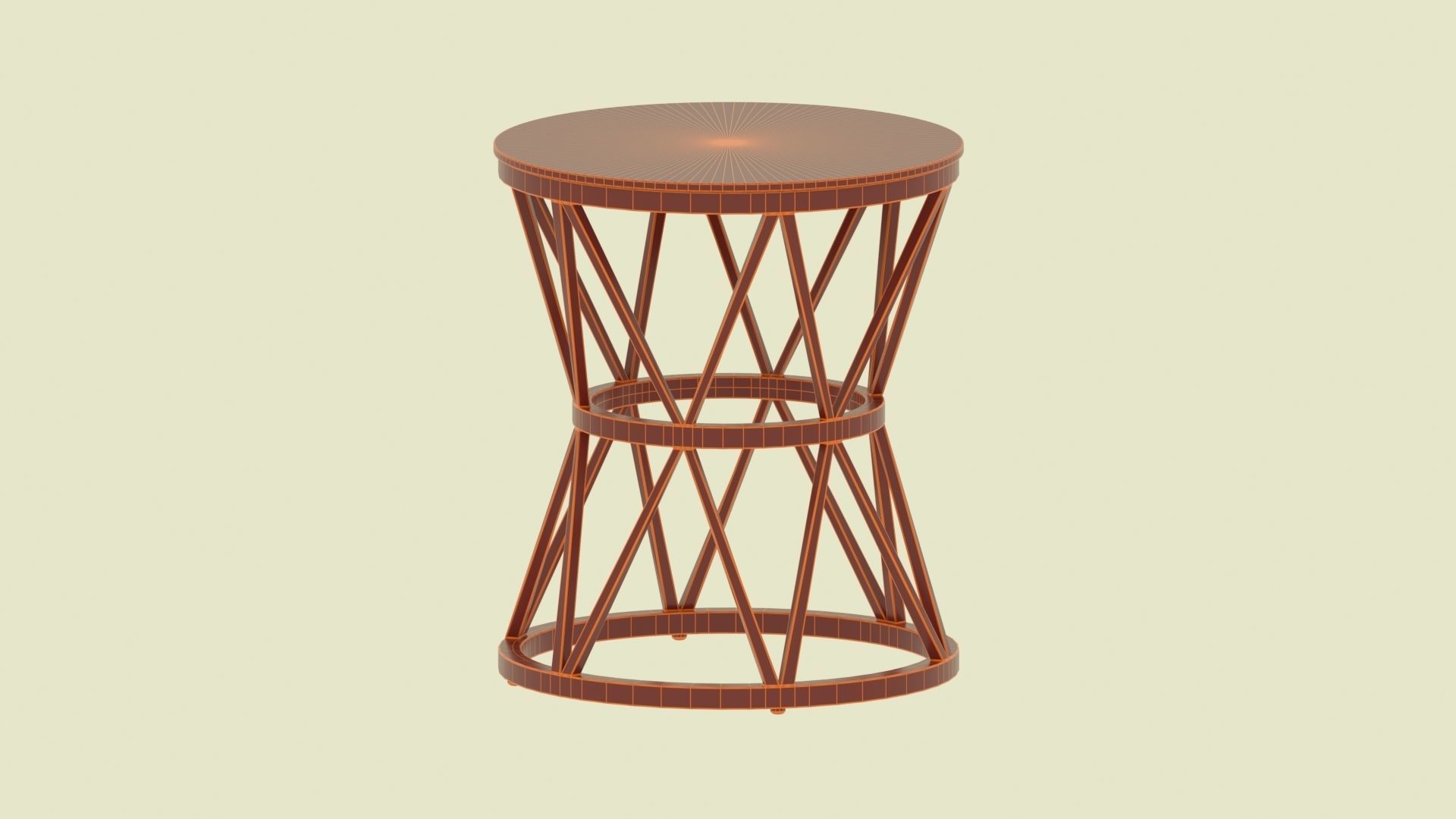 Collection of 15 metal tables  3D model_28