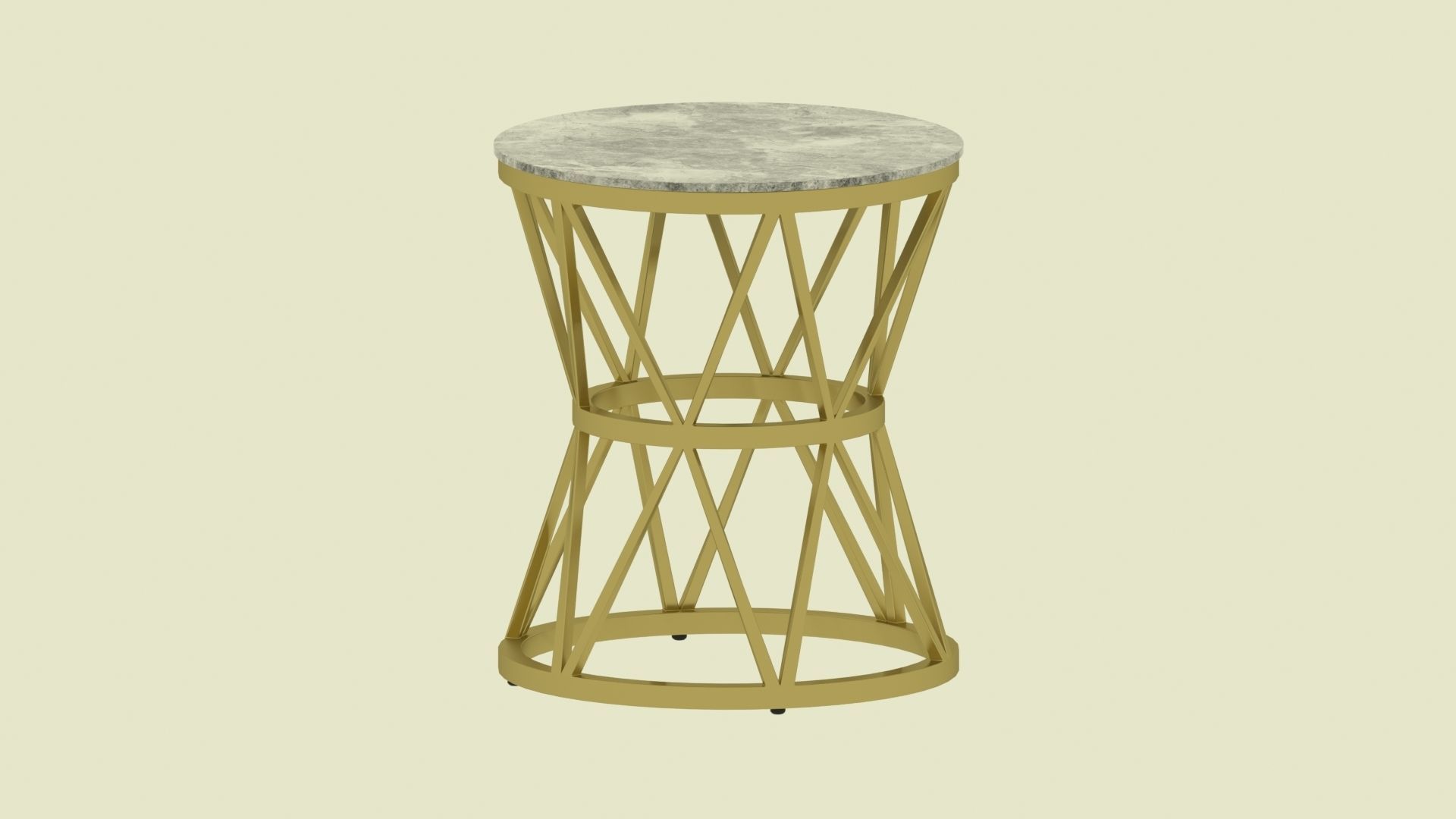 Collection of 15 metal tables  3D model_27