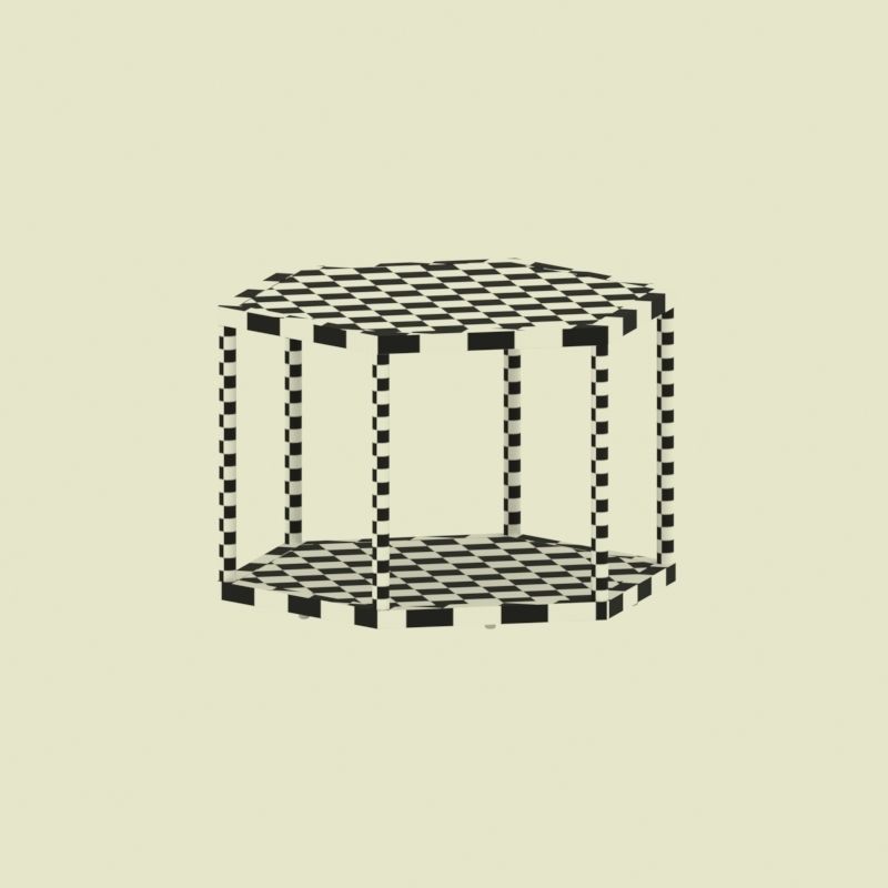 Collection of 15 metal tables  3D model_35