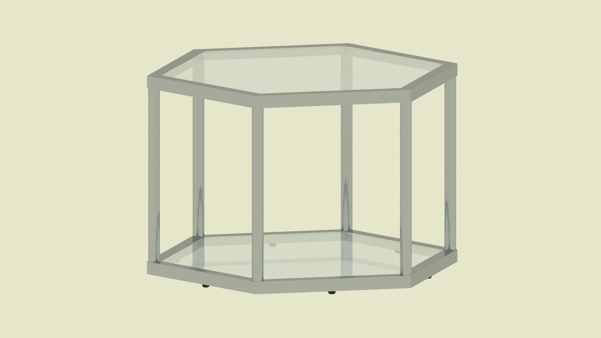 Collection of 15 metal tables  3D model_33