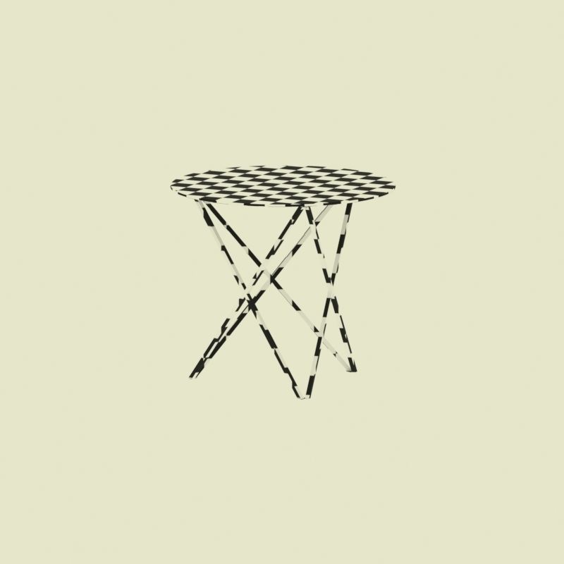 Collection of 15 metal tables  3D model_23