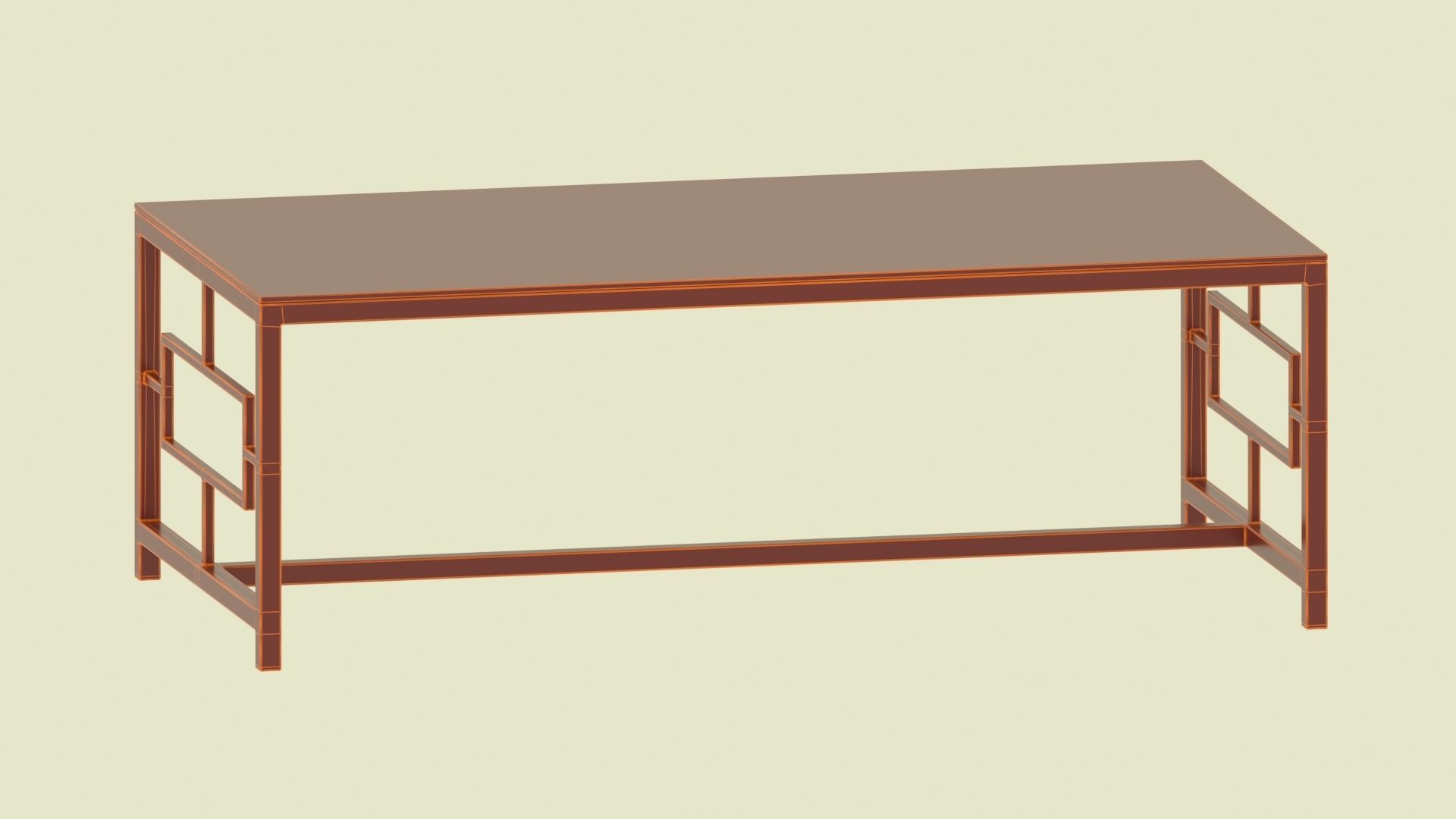 Collection of 15 metal tables  3D model_13