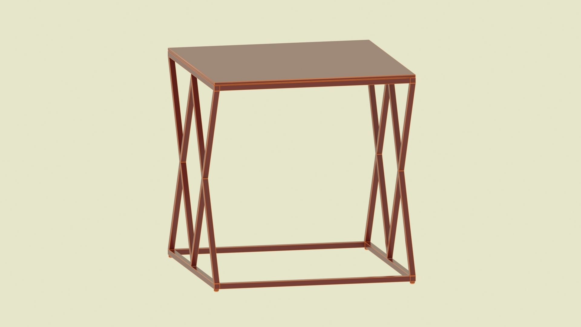 Collection of 15 metal tables  3D model_25