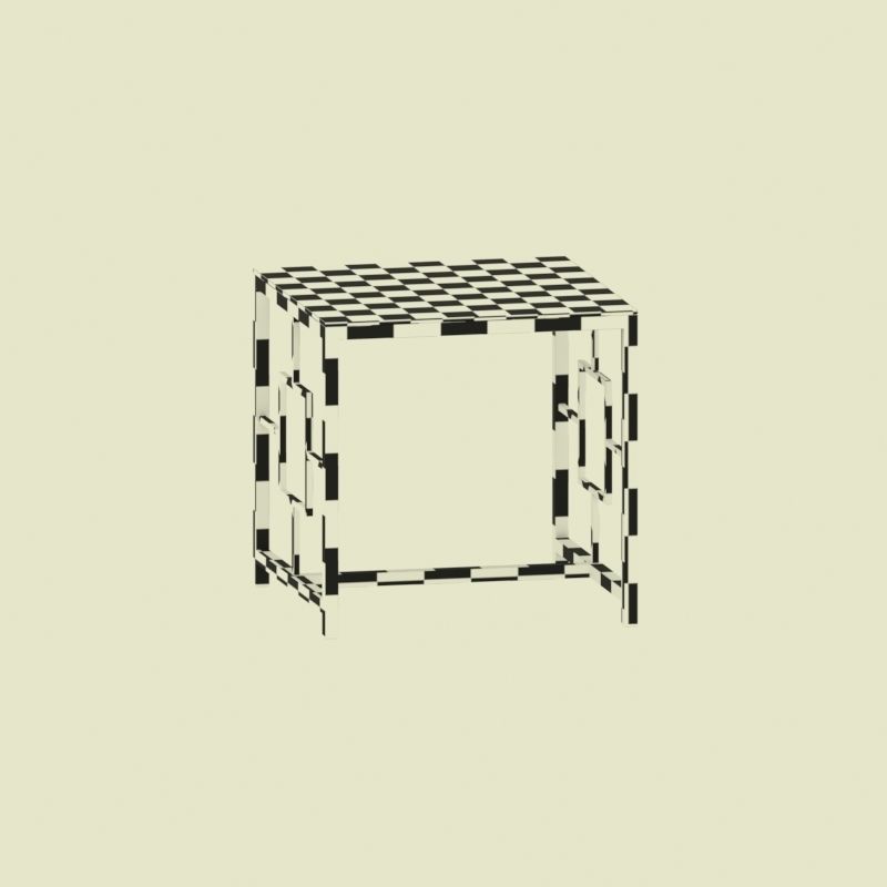 Collection of 15 metal tables  3D model_17