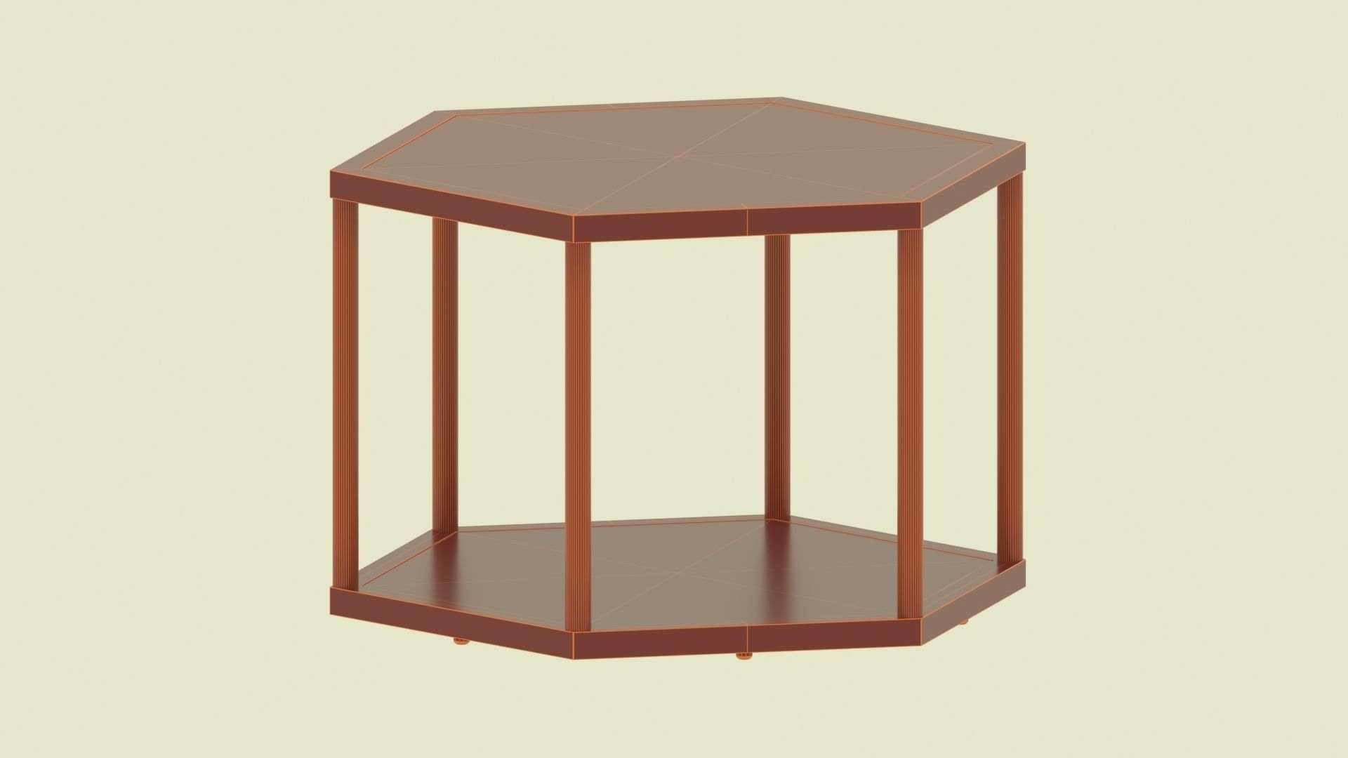 Collection of 15 metal tables  3D model_34