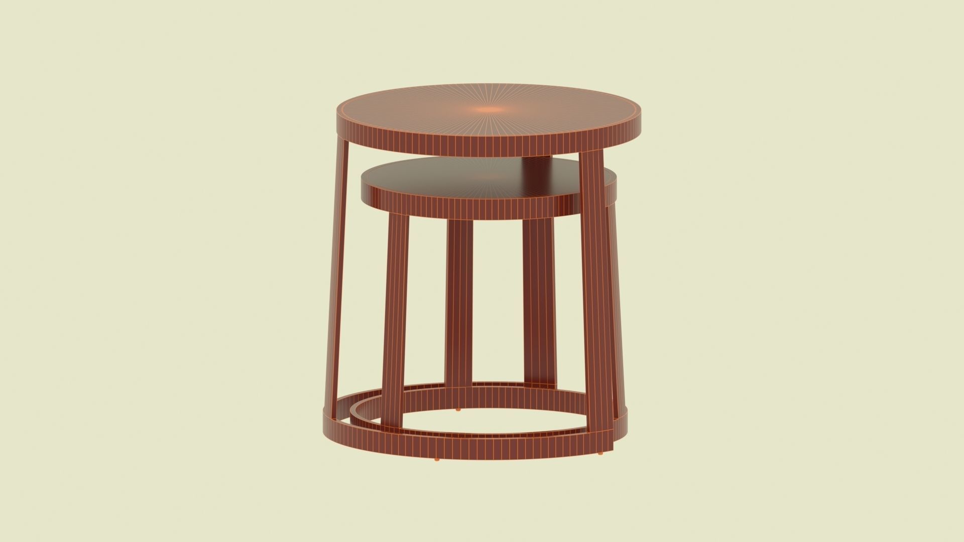 Collection of 15 metal tables  3D model_37