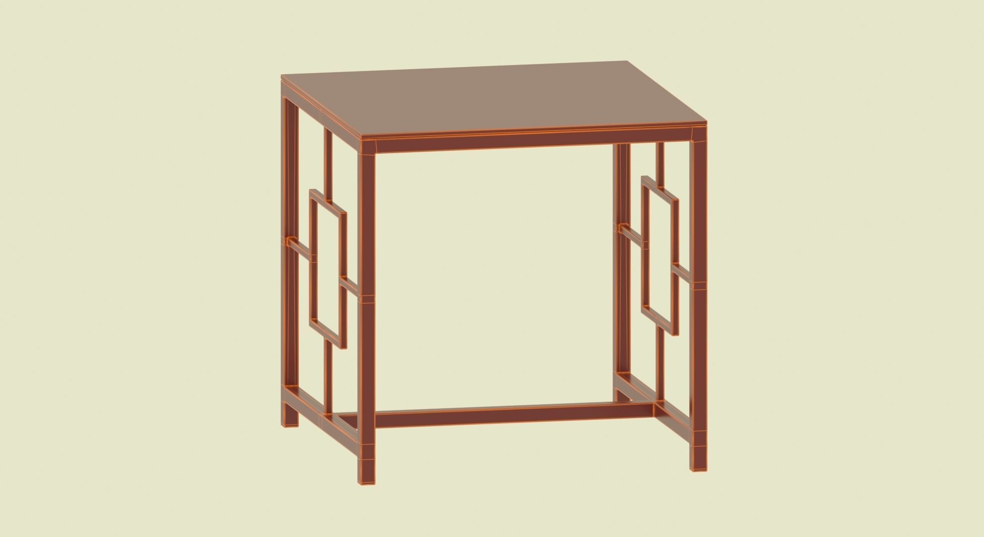 Collection of 15 metal tables  3D model_16