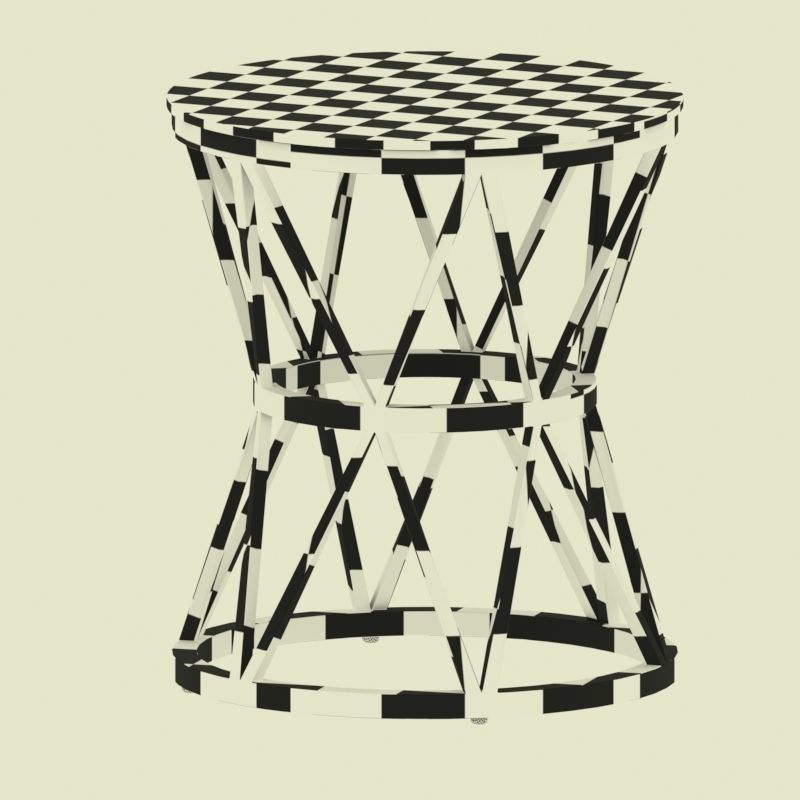 Collection of 15 metal tables  3D model_29