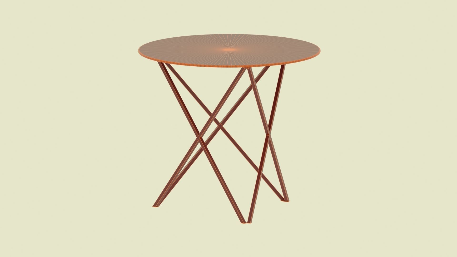 Collection of 15 metal tables  3D model_22