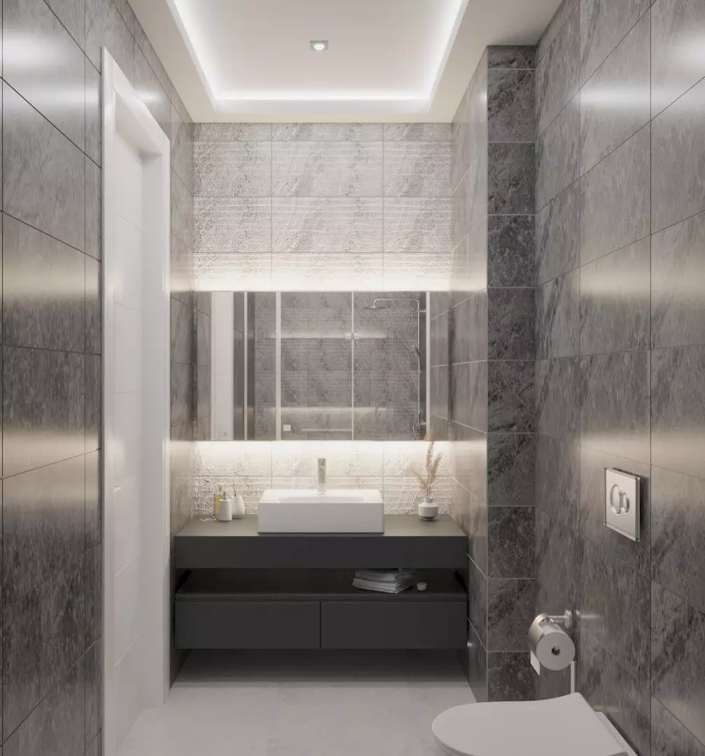 Bathroom Design Set 3D model Low-poly 3D model_0