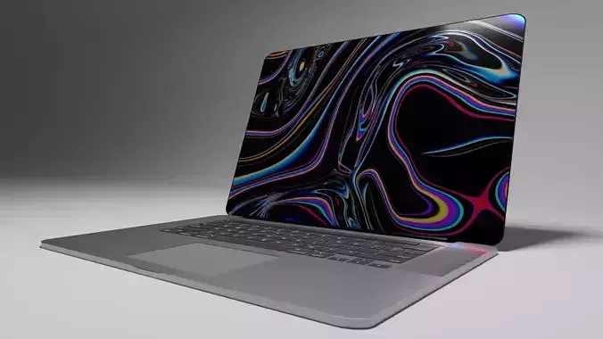 Macbook apple pro laptop swirl design