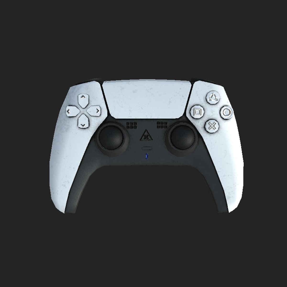Gamepad Dualshock Low-poly 3D model_5