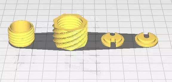 Bauble Topper Christmas light adaptors  3D print model_0