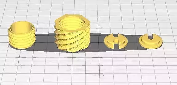 Bauble Topper Christmas light adaptors  3D print model