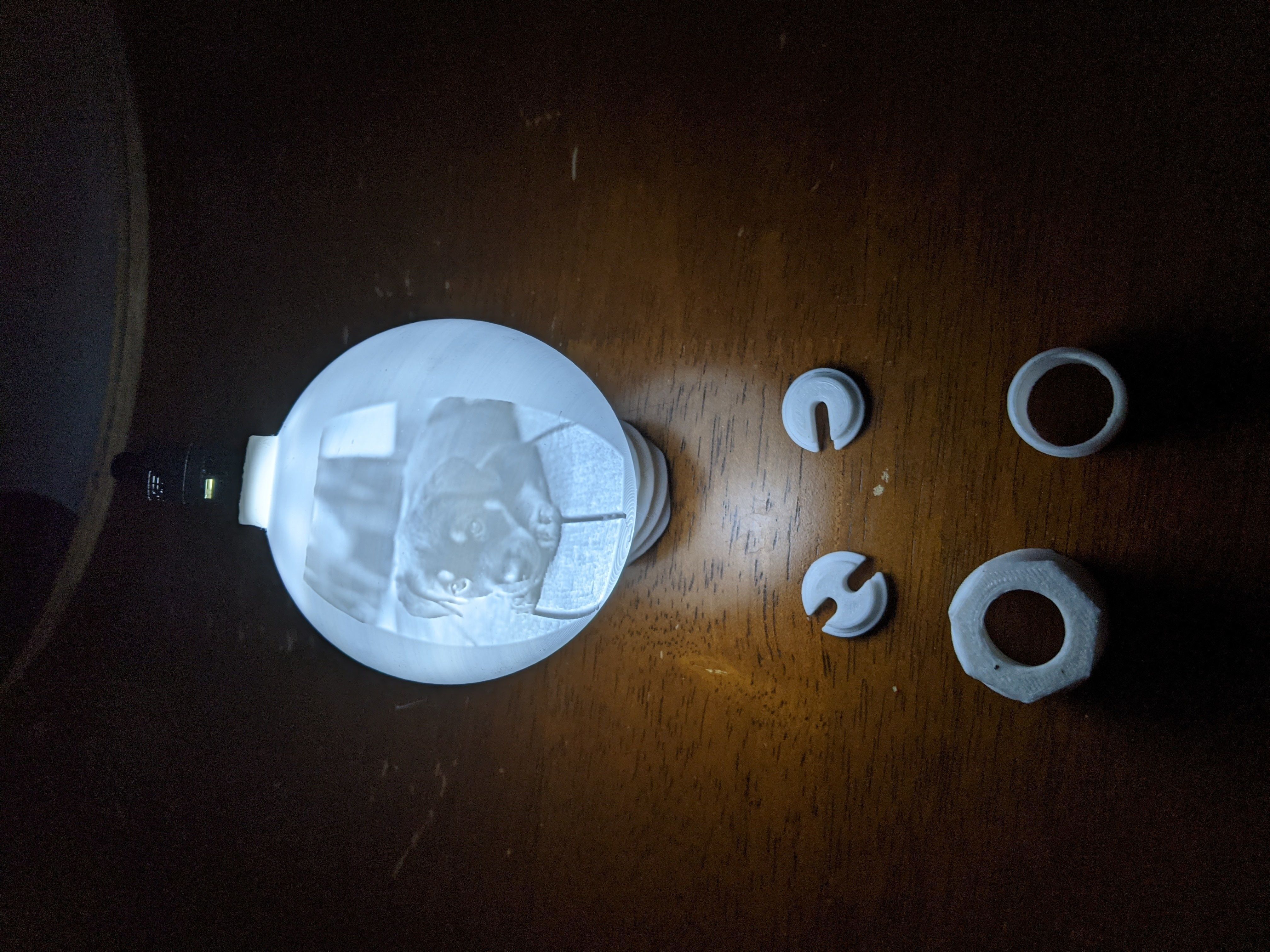 Bauble Topper Christmas light adaptors  3D print model_1