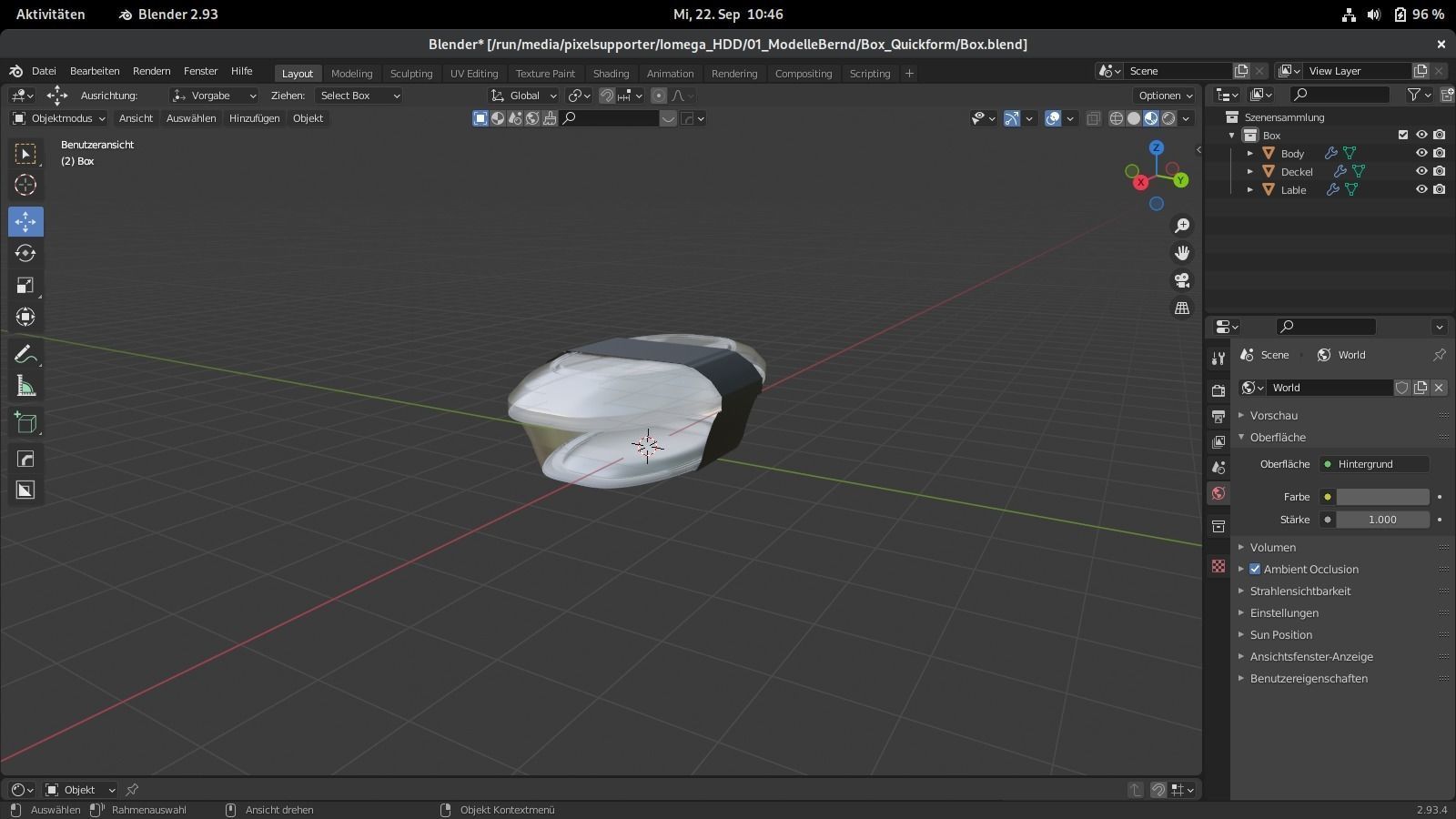 Salatbox container Free 3D model_2