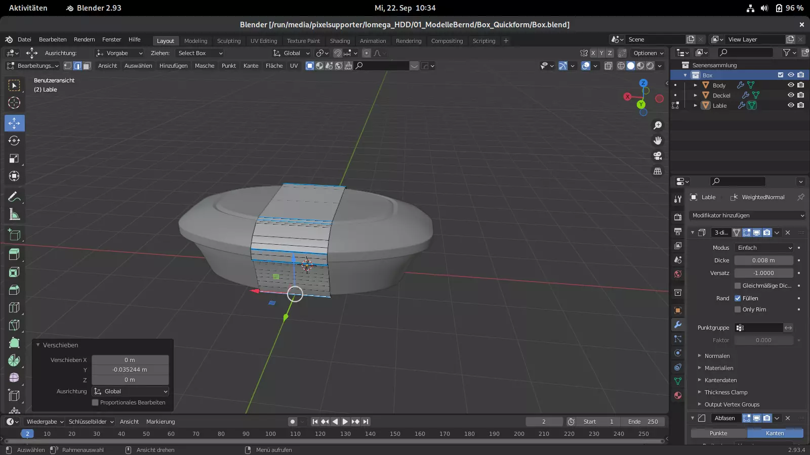 Salatbox container Free 3D model_0