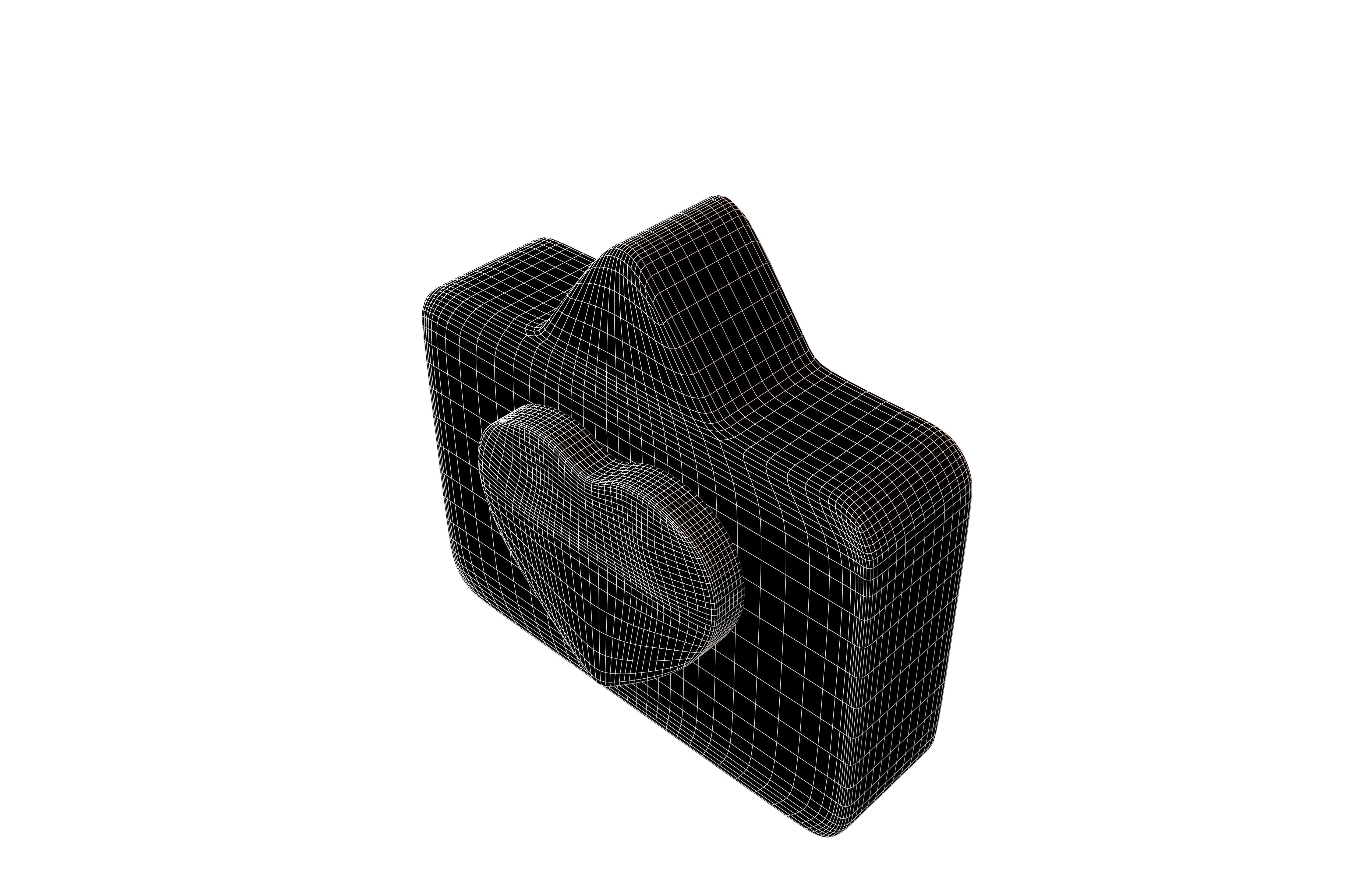 Socail Media Like v4 001 Low-poly 3D model_6