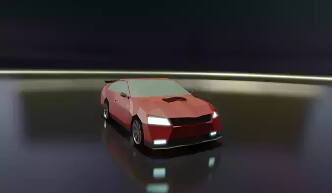 Sports Car And Sedan