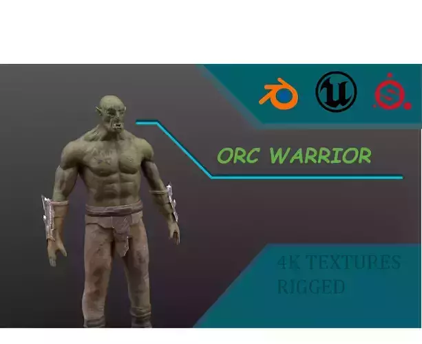 Orc Warrior PBR 4k textures