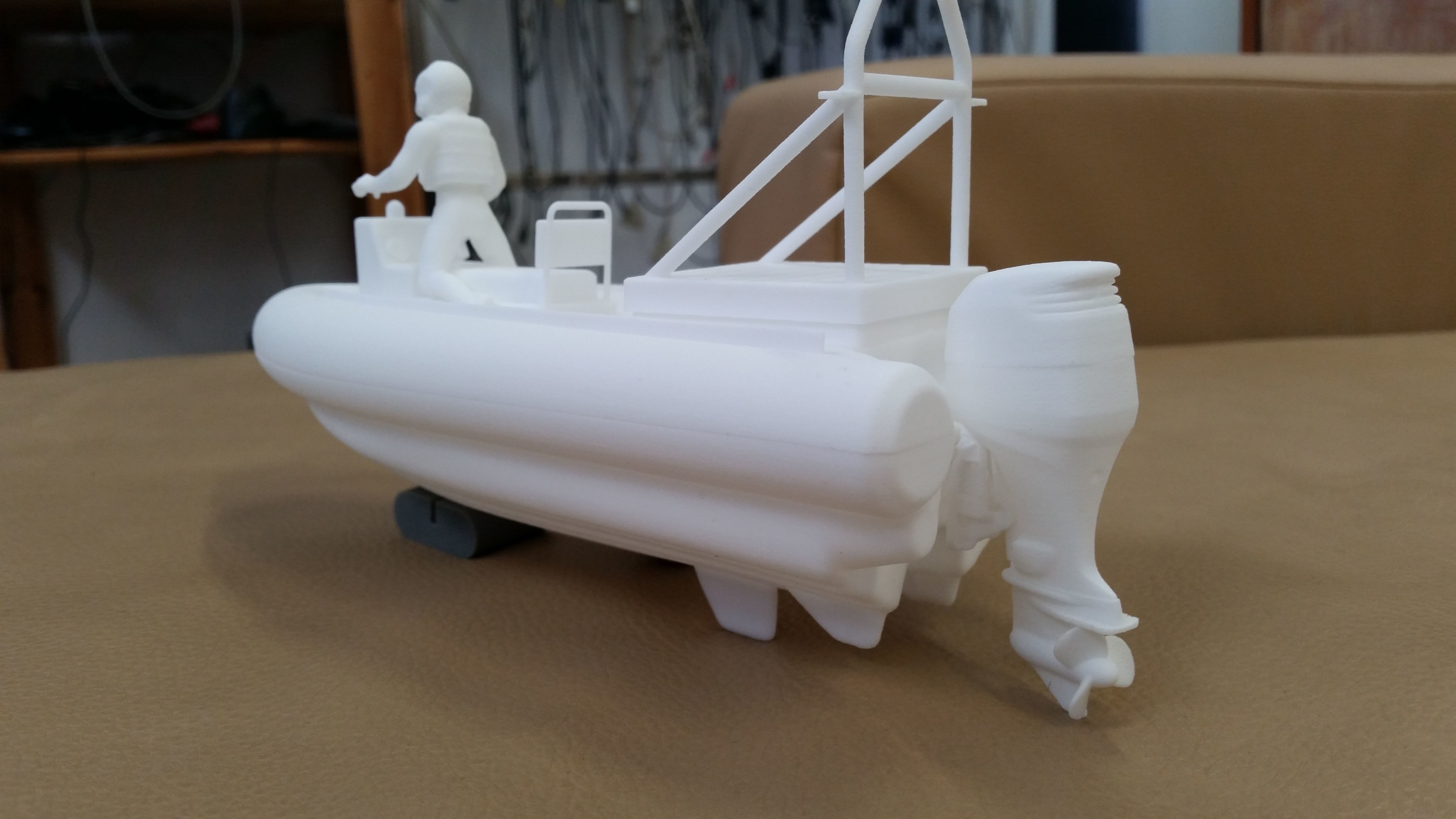 Lifeboat dinghy Hermann Marwede 3D print model_1