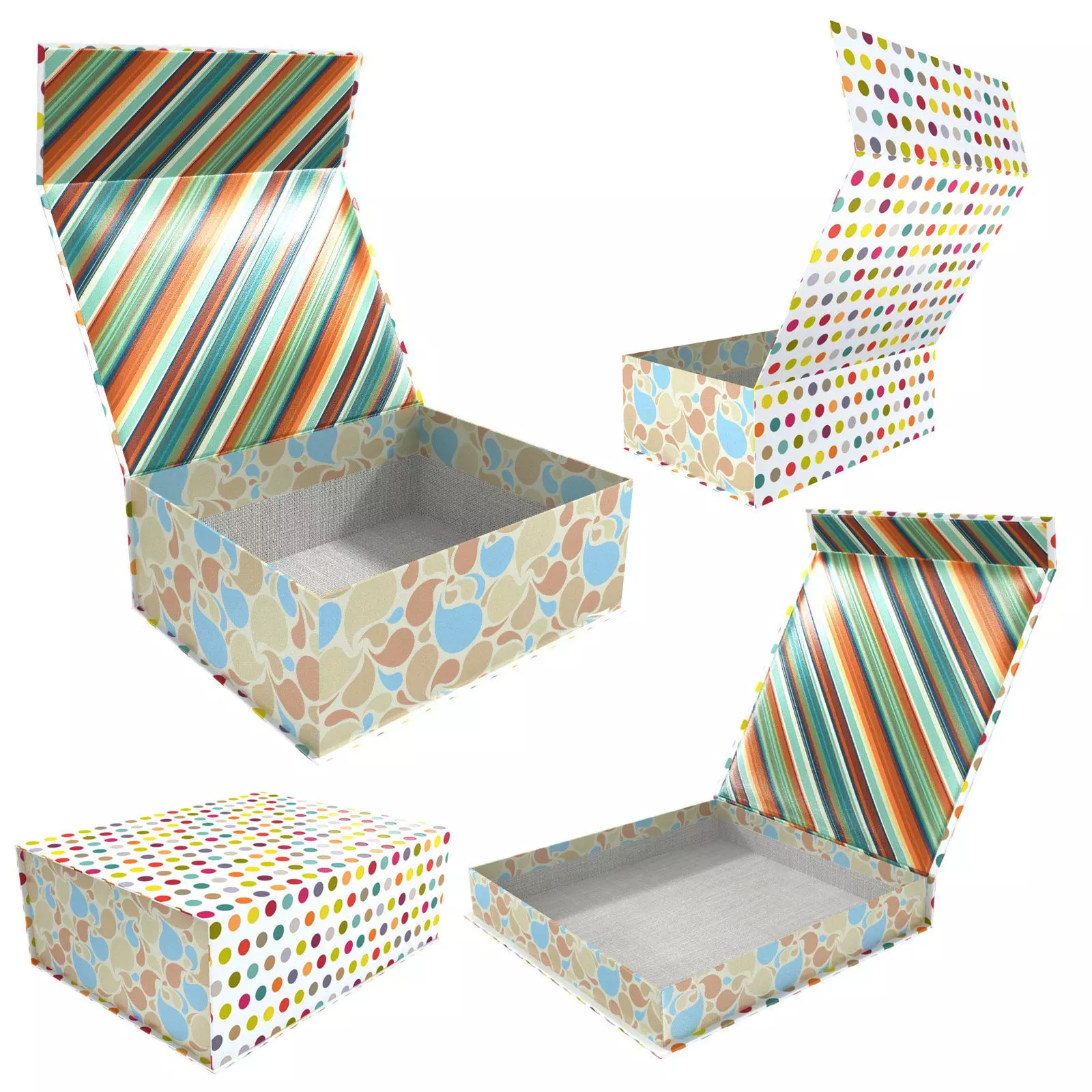 Two paper boxes 3D model | CGTrader