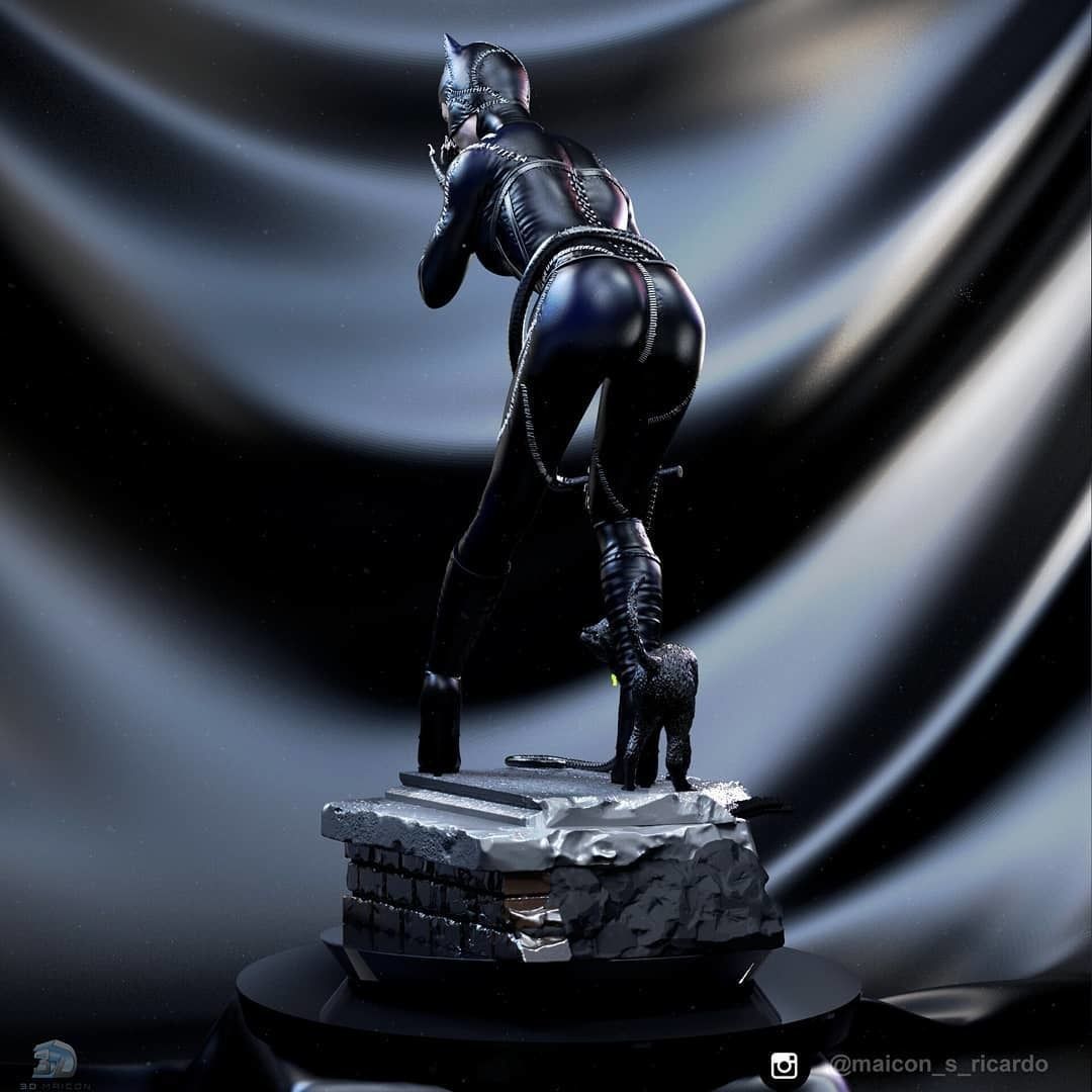 Catwoman  3D print model_6