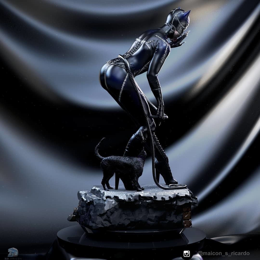 Catwoman  3D print model_1
