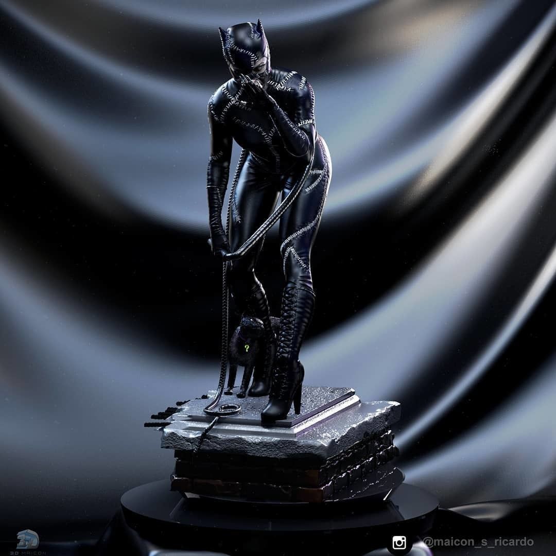 Catwoman  3D print model_2