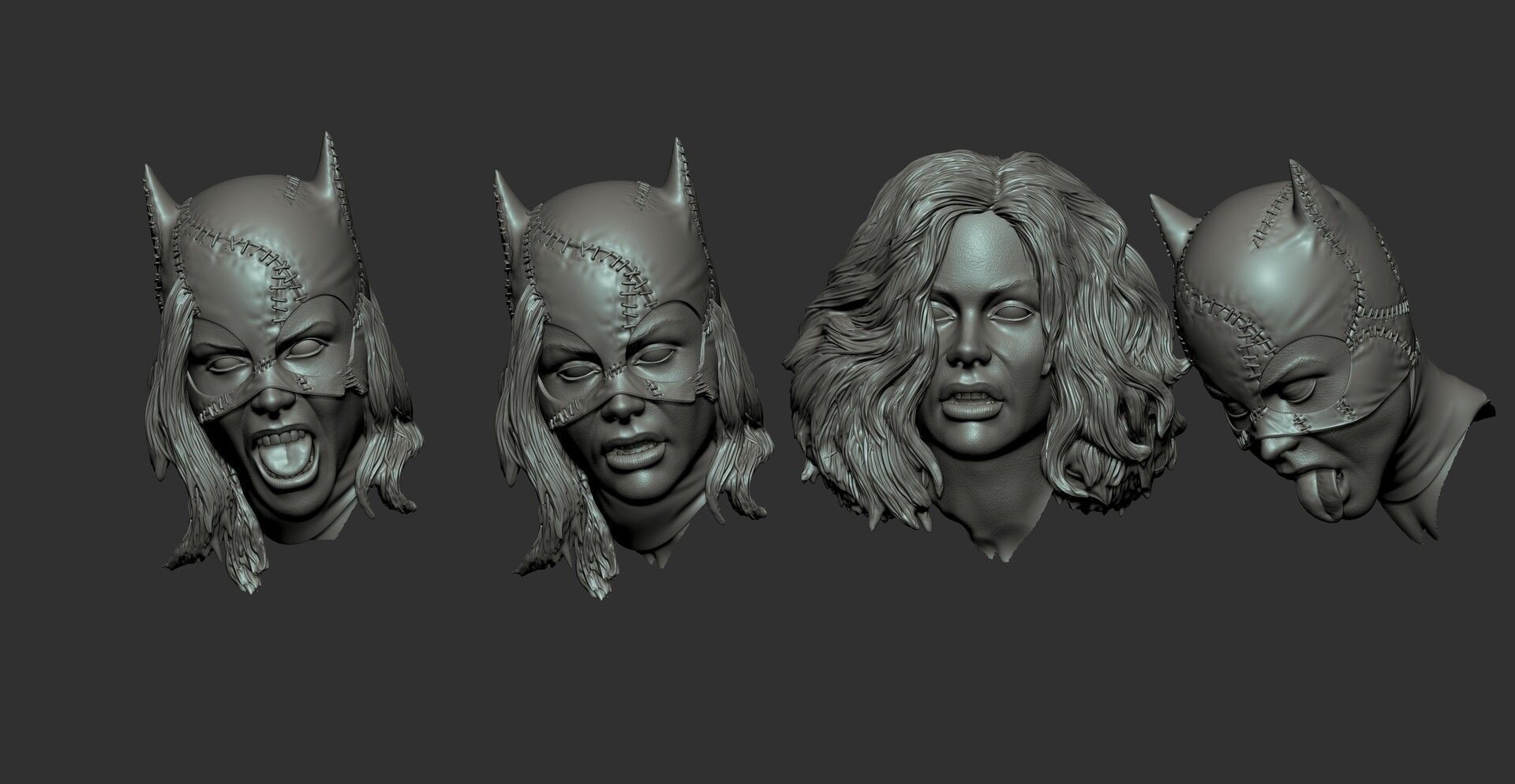 Catwoman  3D print model_12