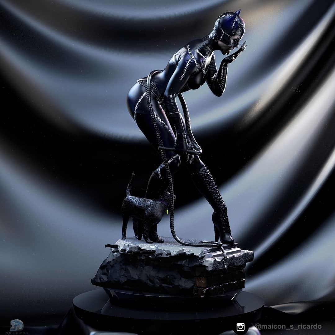 Catwoman  3D print model_5