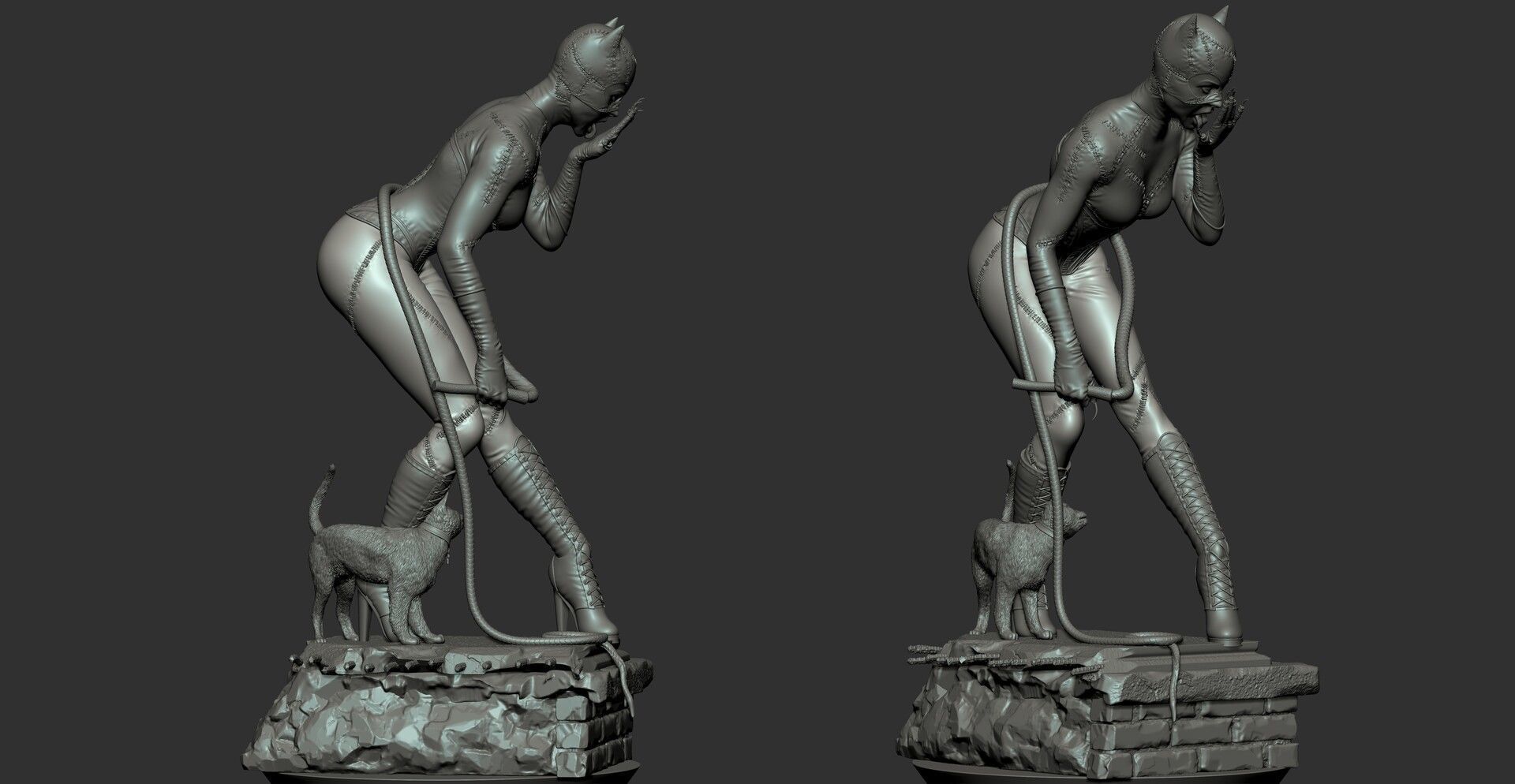 Catwoman  3D print model_10