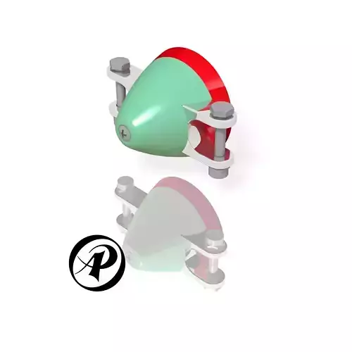 FOLDING PROPELLER HUB SPINNER AP-SP-002 Free 3D print model