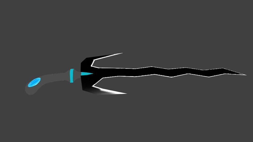 Kerisai-7 sword 3D model_5