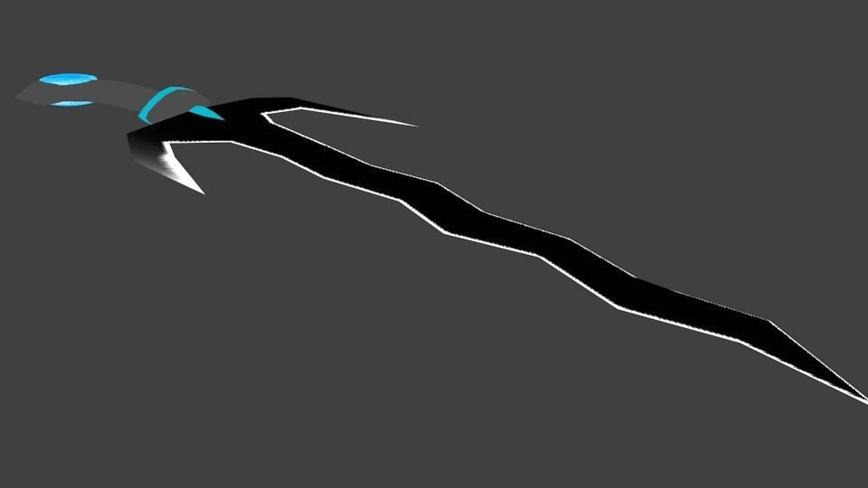 Kerisai-7 sword 3D model_1