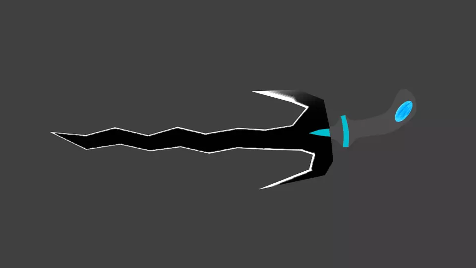 Kerisai-7 sword 3D model_0