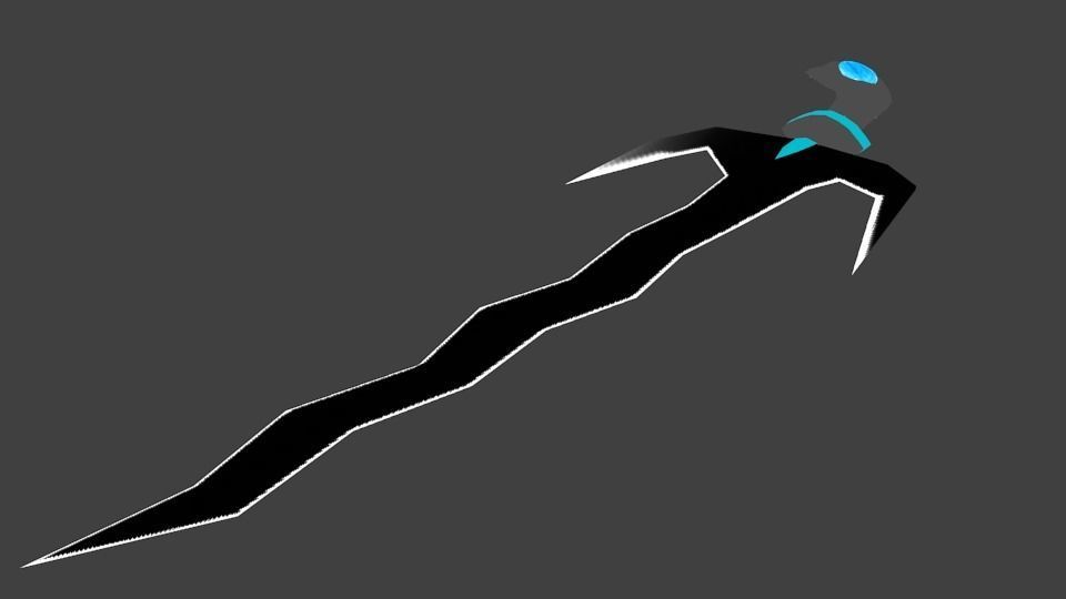 Kerisai-7 sword 3D model_2