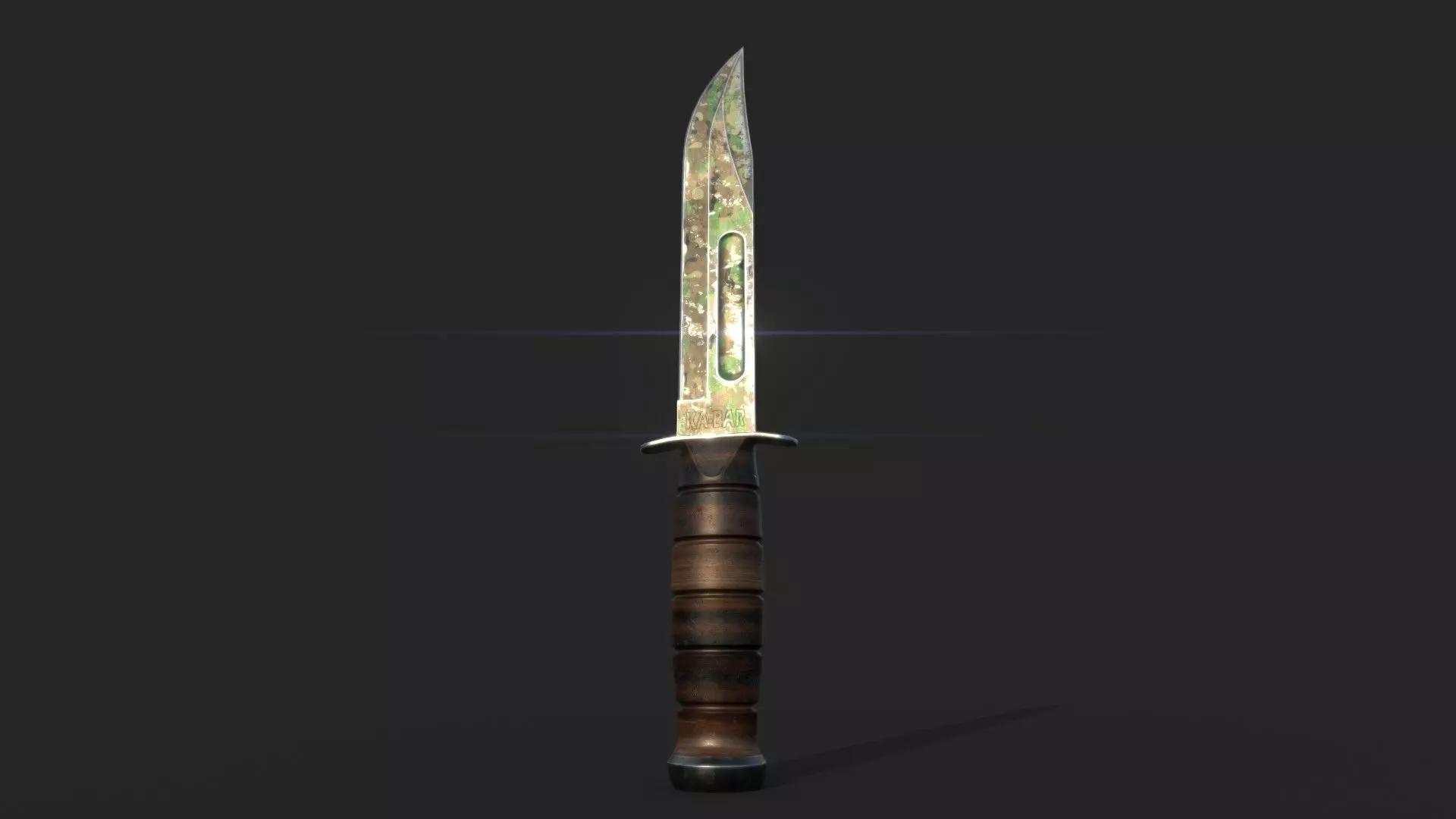 Military Knife 3D model_0