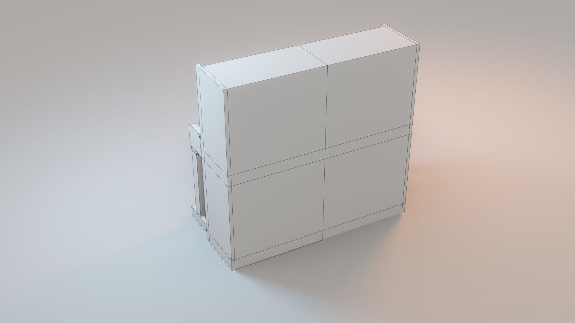 Piano - Low Poly - Game Ready Low-poly 3D model_9