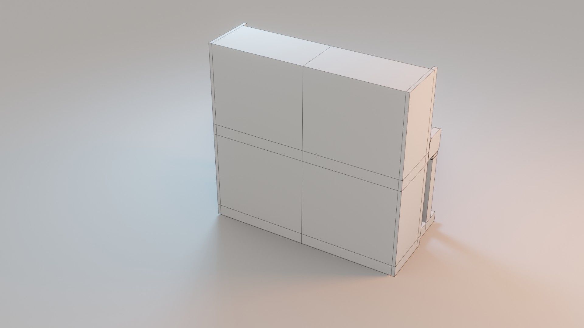 Piano - Low Poly - Game Ready Low-poly 3D model_13