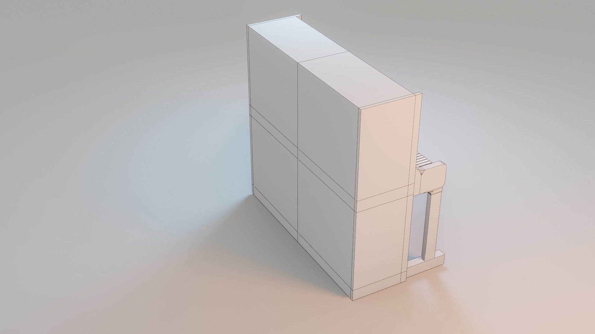 Piano - Low Poly - Game Ready Low-poly 3D model_15