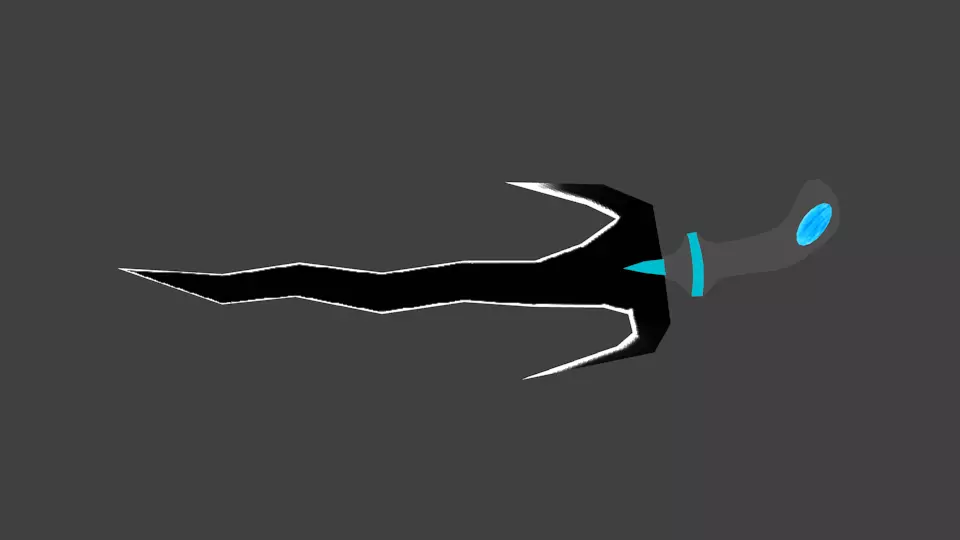 Kerisai-5 sword 3D model_0