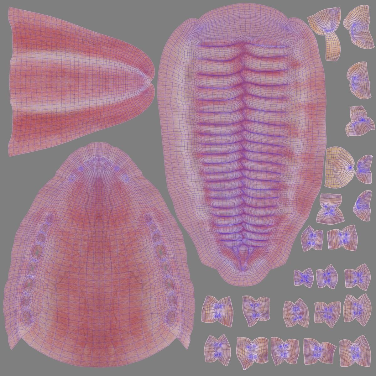 Piggy with 5 Animations VFX Grace 3D model_25