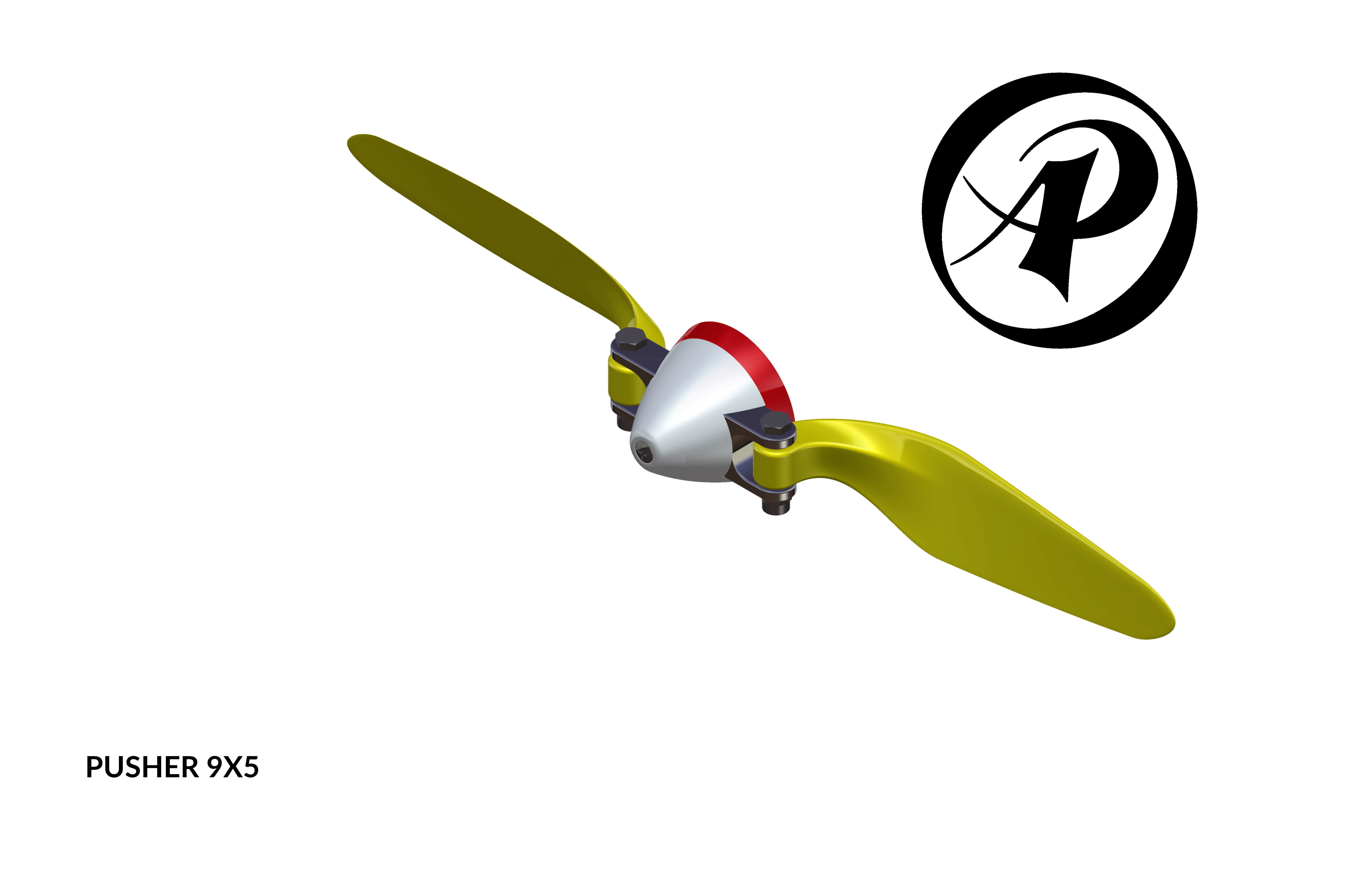 Folding Propeller AP-PR-009 9-5 3D print model_4