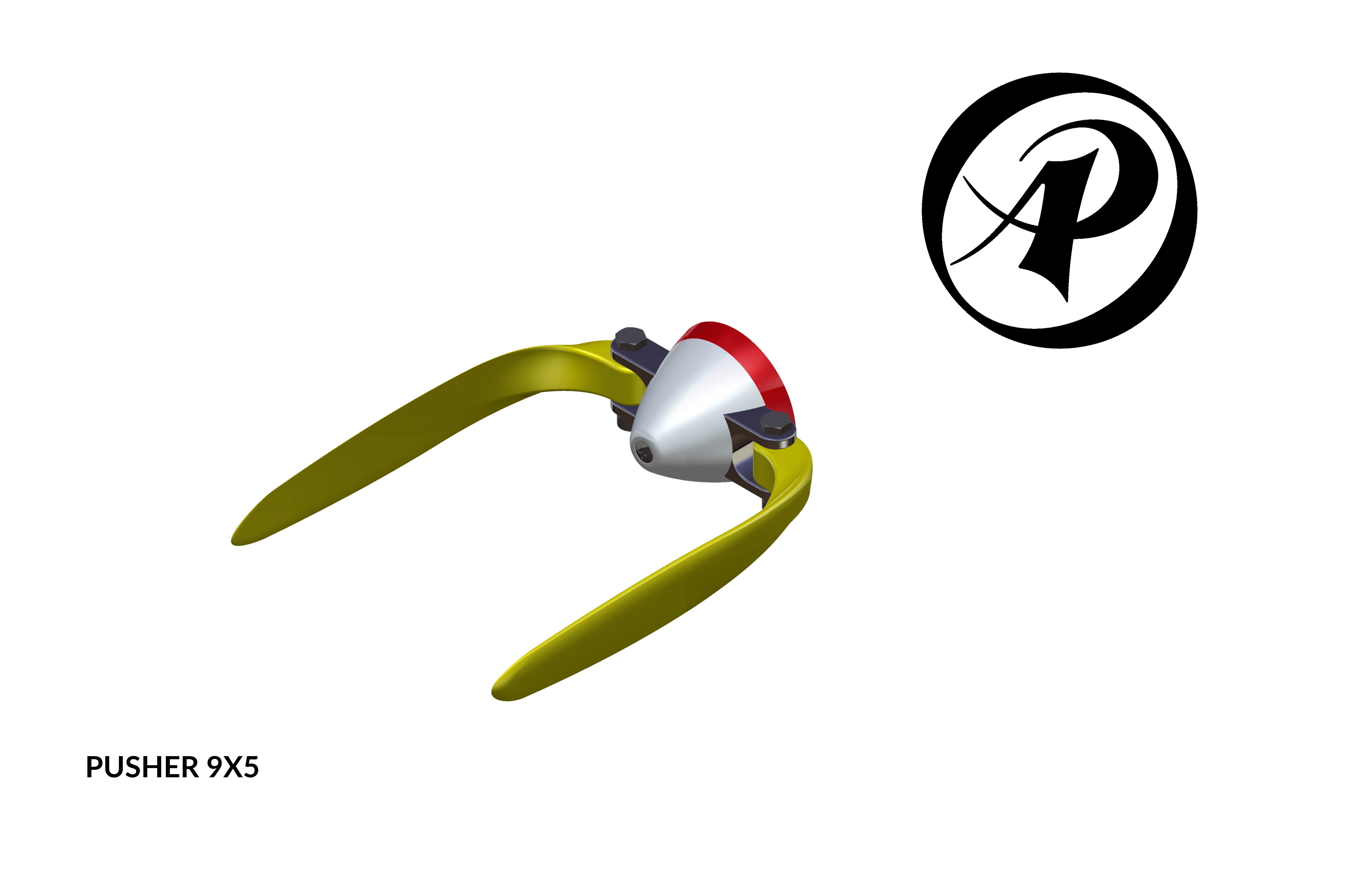 Folding Propeller AP-PR-009 9-5 3D print model_5