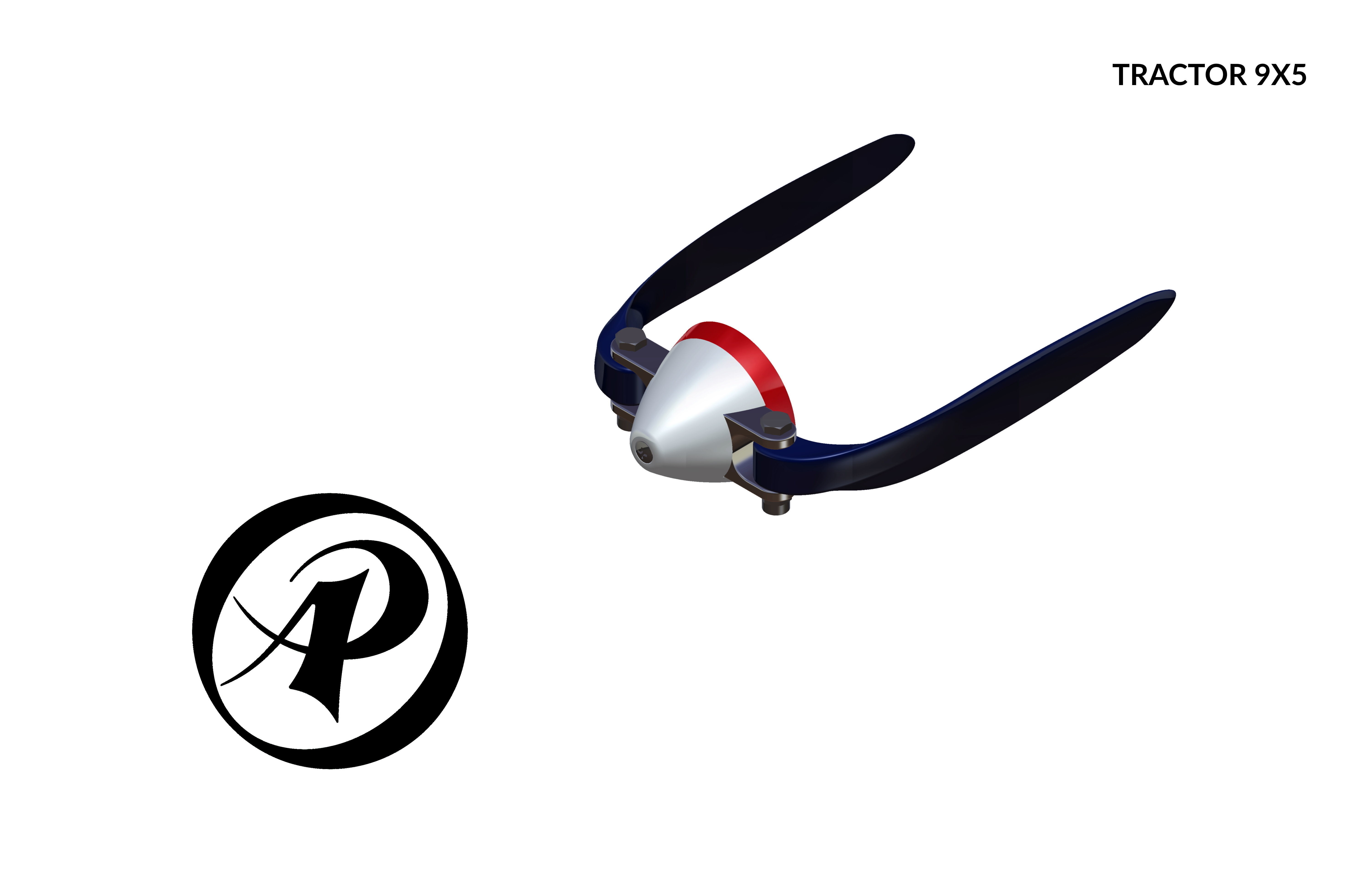 Folding Propeller AP-PR-009 9-5 3D print model_1