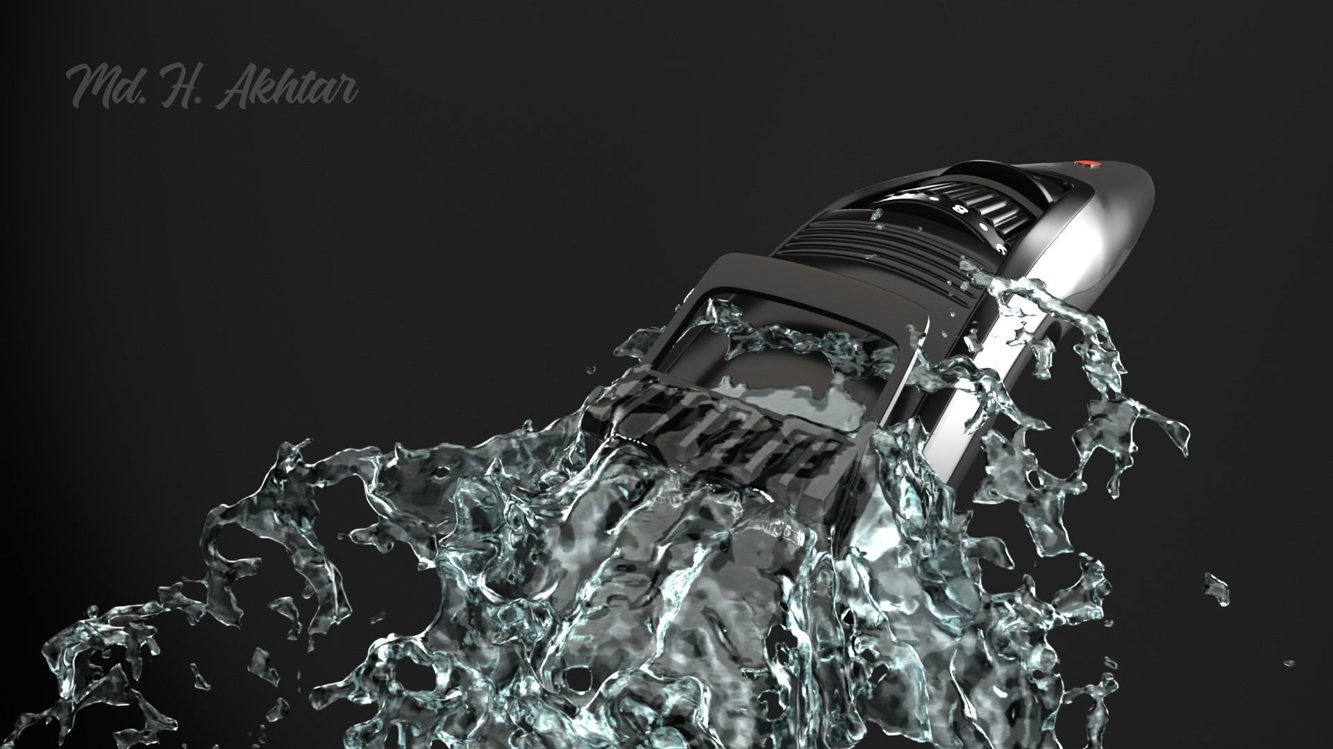 Trimmer - For Clean Shave 3D model_3