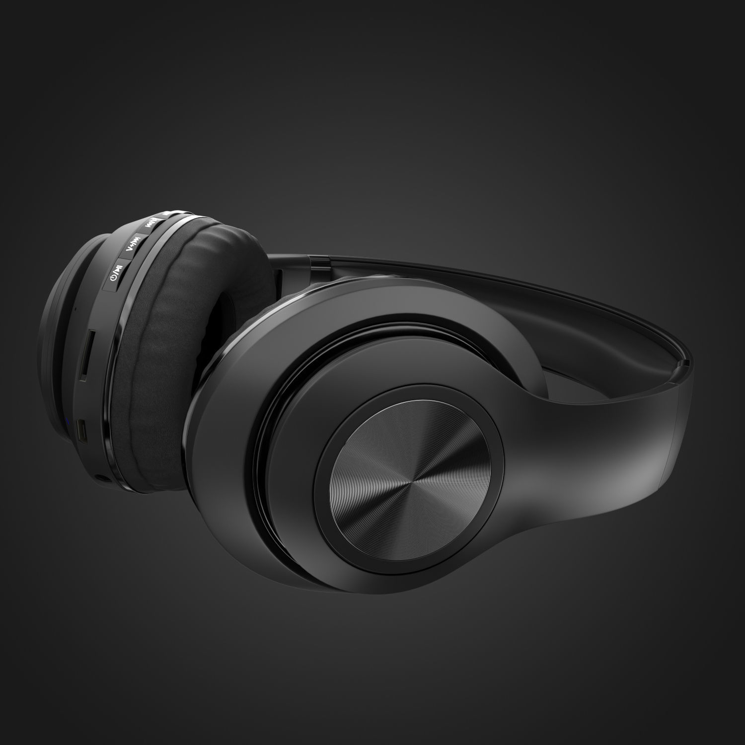 Headset wireless bluetooth headphones 3D model_4