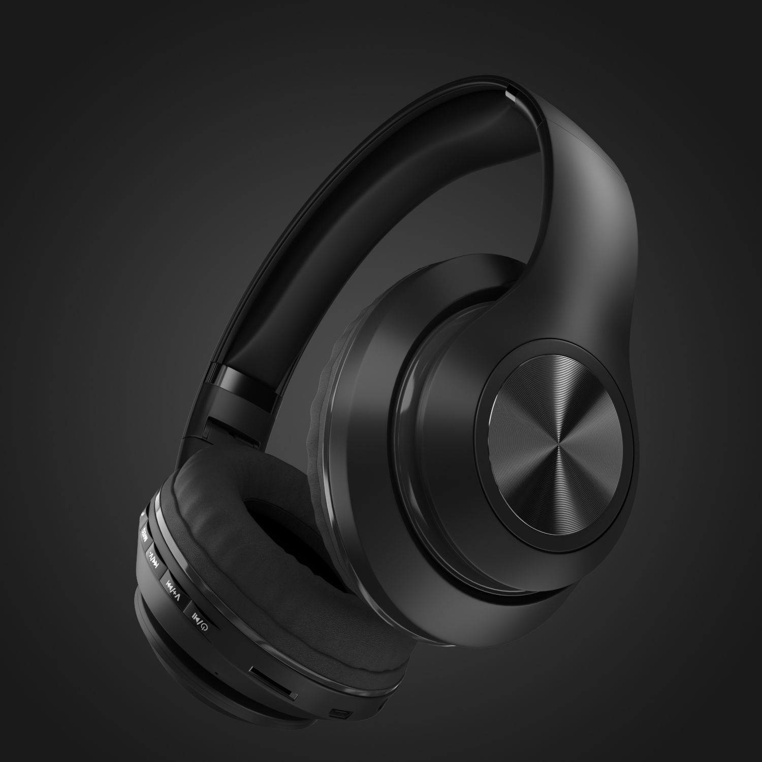 Headset wireless bluetooth headphones 3D model_2